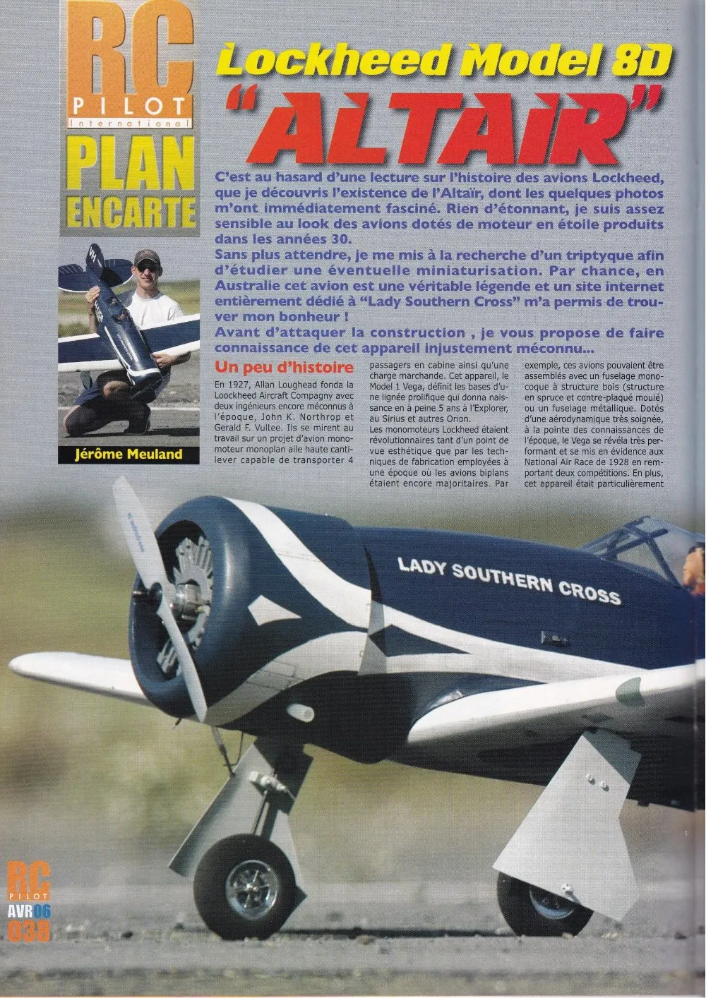Article publié dans RC Pilot