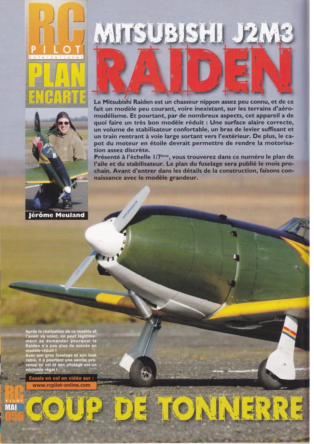 Article publié dans RC Pilot