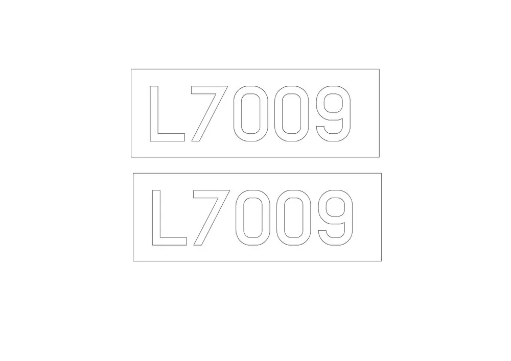 Gabarit L7009 (A4)