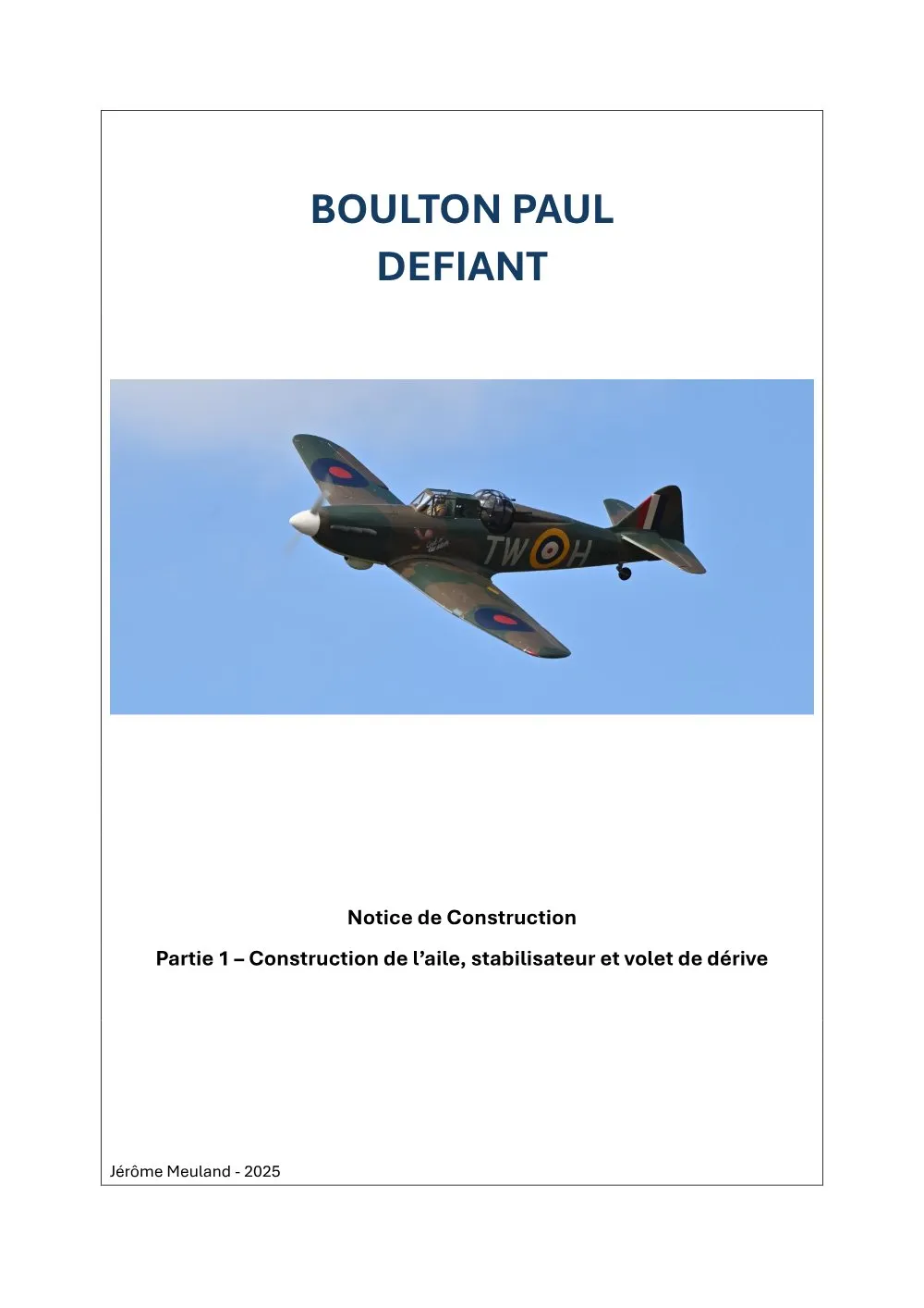 Notice de construction - Partie 1