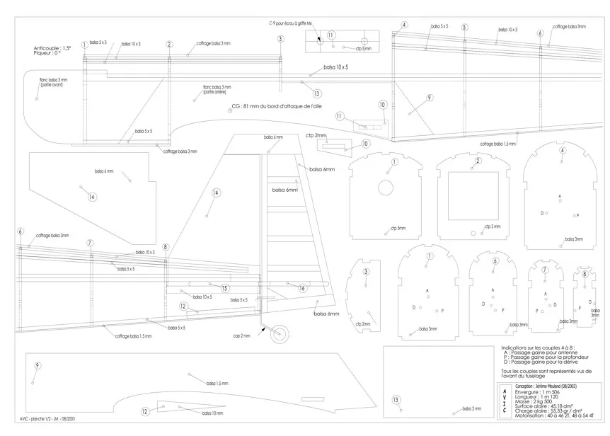 Plan encarté - Planche 1