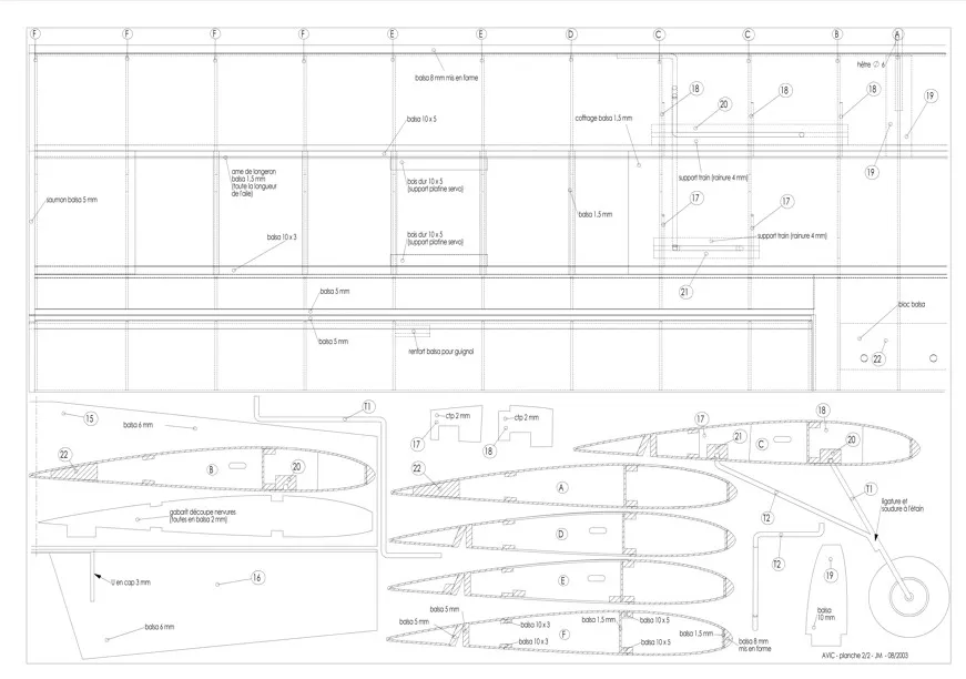 Plan encarté - Planche 2