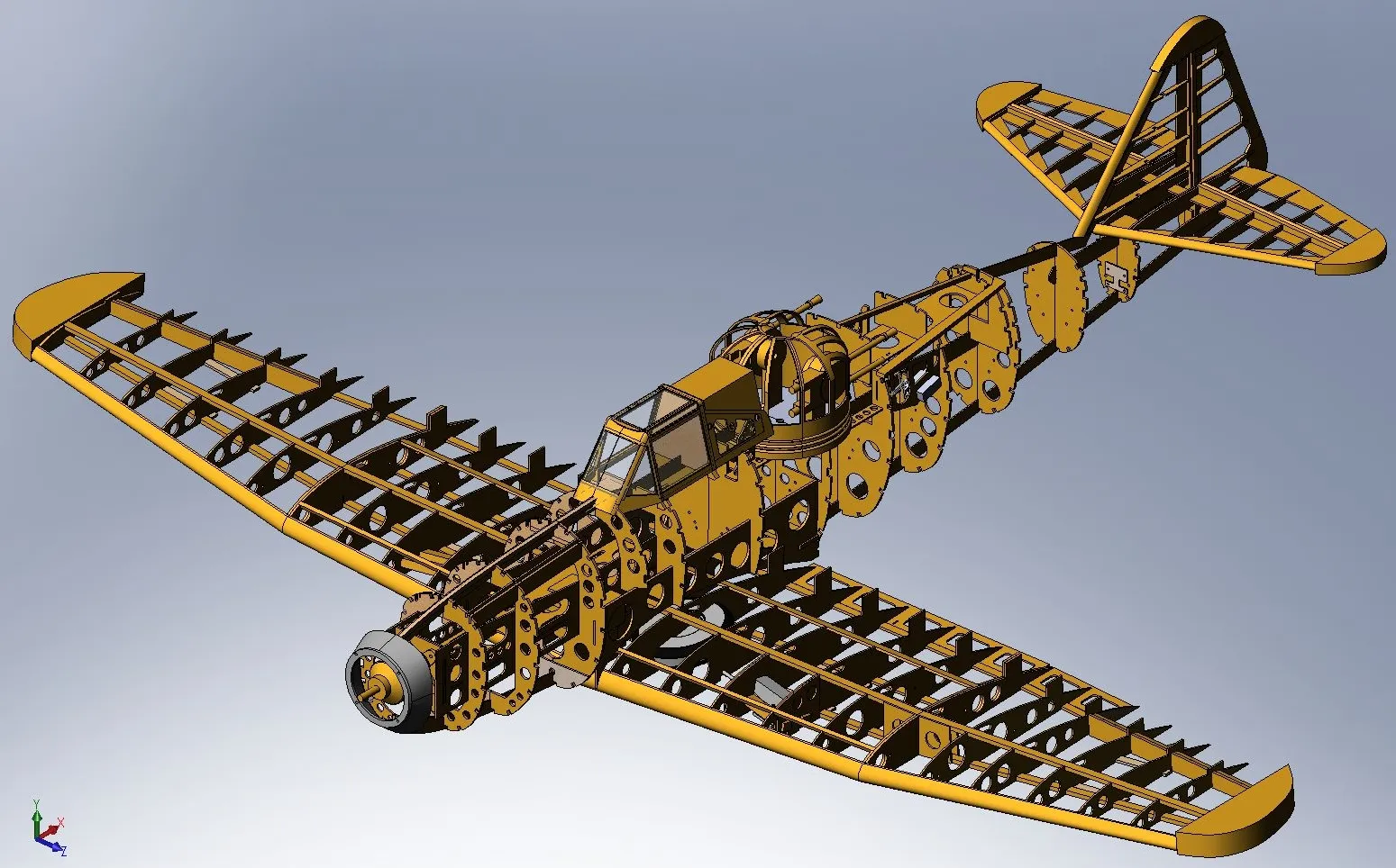 Vue 3D - 3/4 avant